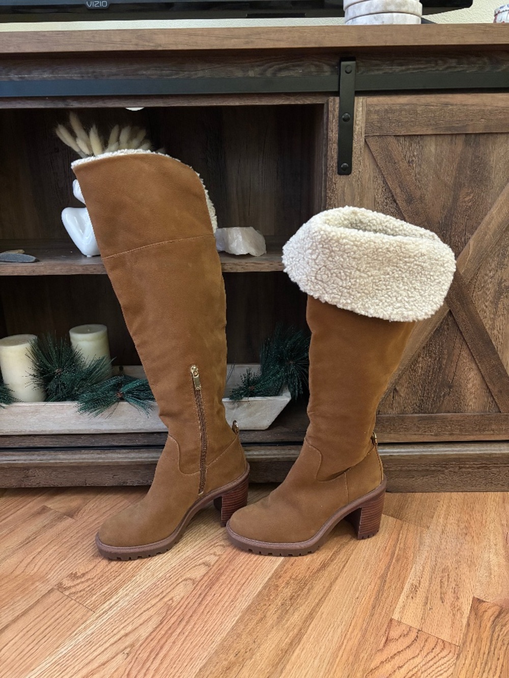 JLo over the knee boots